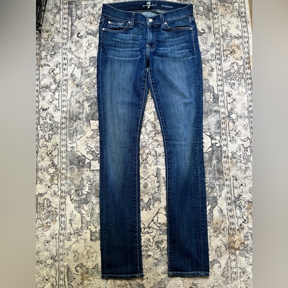 7 For All Mankind Roxanne Ankle Jeans 27 - Picture 2 of 4